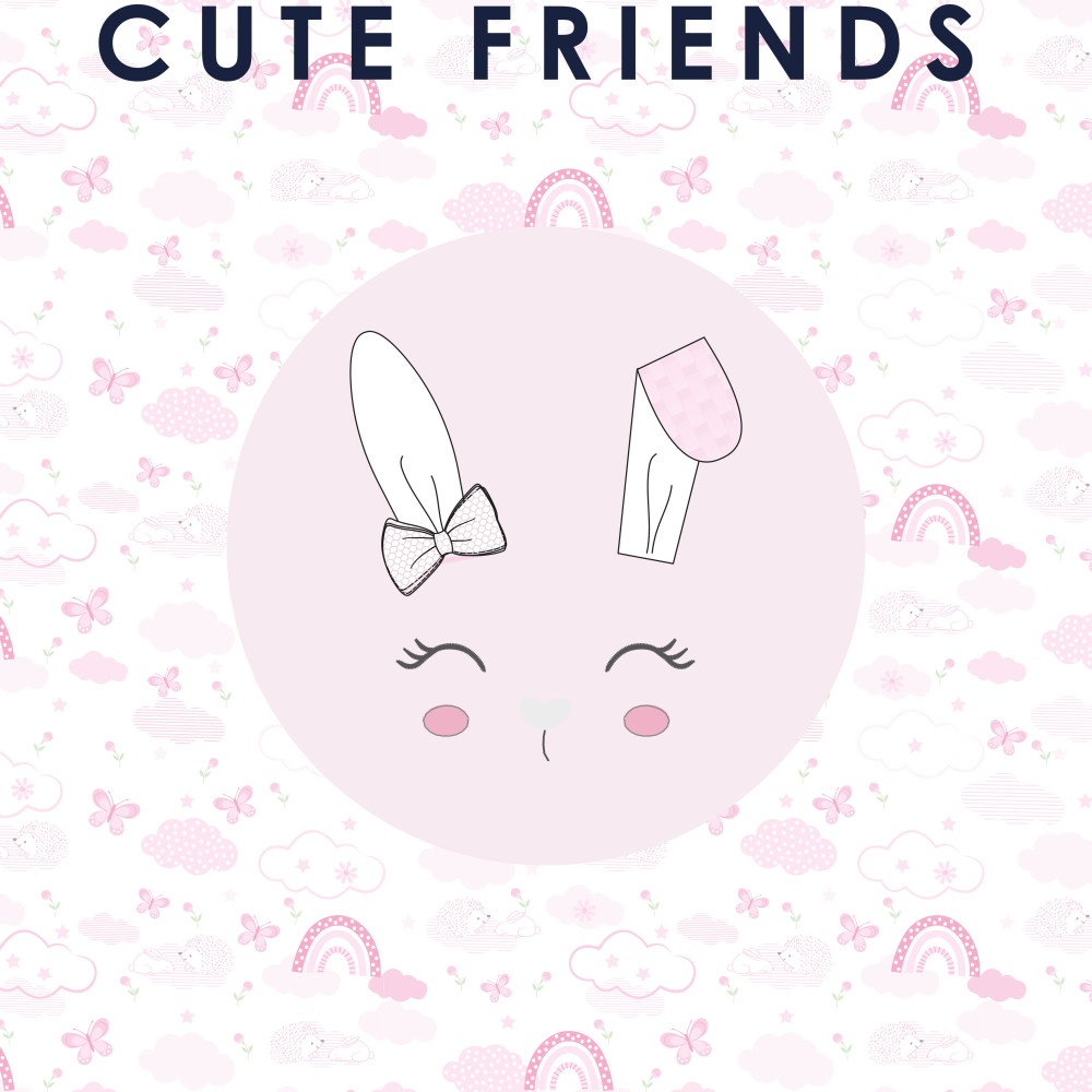 Комплект одягу Caramell 5 предметів Cute Friends Pembe р.56-62 (ZK8352)