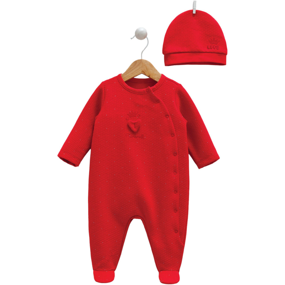 Комбінезон Caramell Pure Girl kirmizi р.56-62 (TK9181)