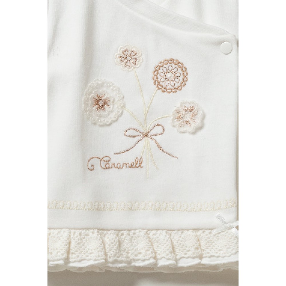 Комплект одежды Caramell Soft Girl р.56-62 молочный (ZK5100)