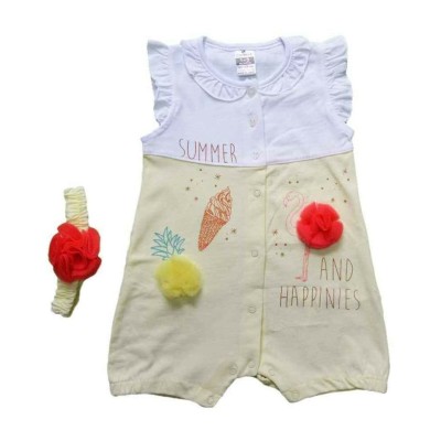 Пісочник із пов'язкою Caramell р.56-62 жовтий (TK4982)