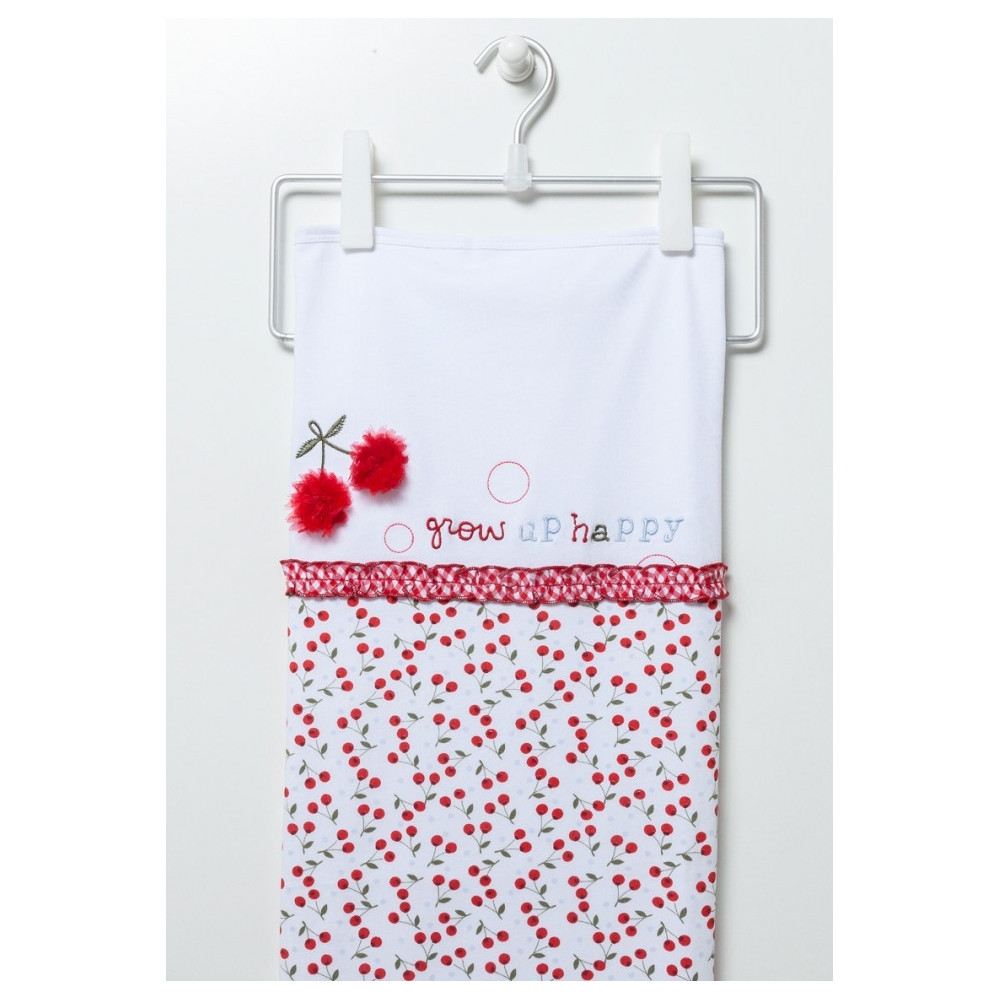 Плед Caramell Cherry 85х90 біло-червоний (BTK6582)