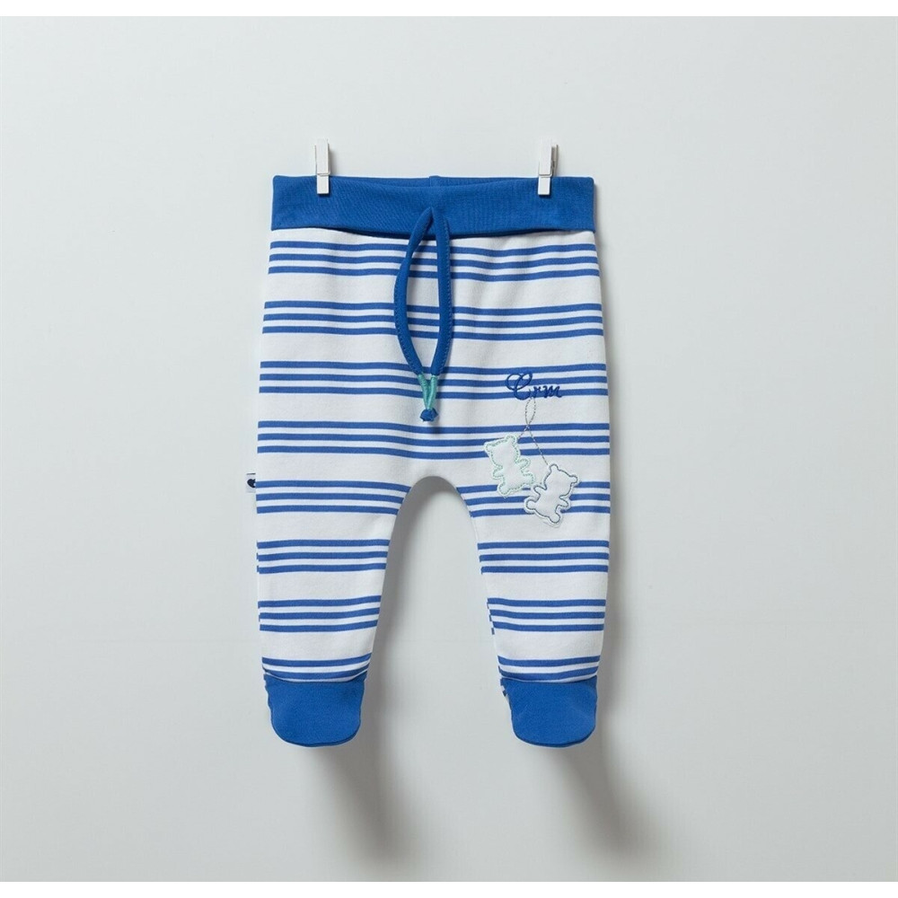 Ползунки Caramell Bear р.50-56 синие в полоску (APE6784)
