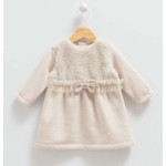 Платье Caramell Snow Girl р.62-68 темно молочный (ELB7218)