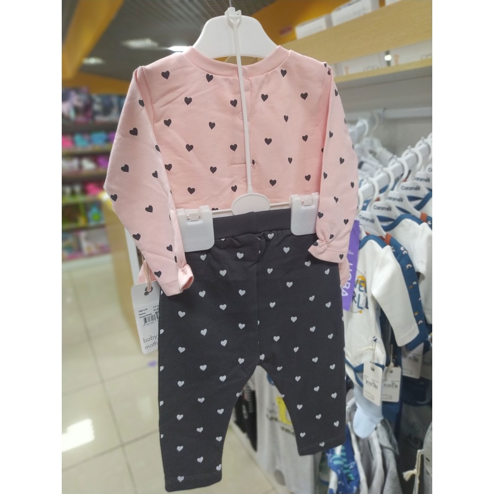 Комплект одежды Caramell свитшот и штаны Sweet Panda р.68-74 (TKK7178)