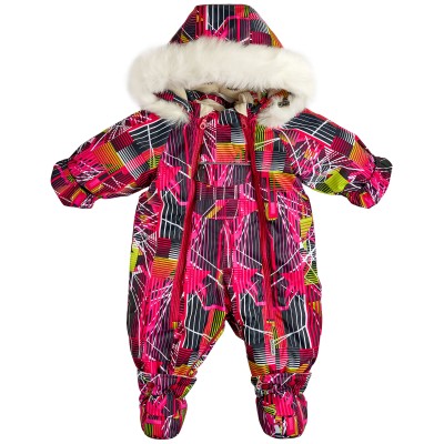 Комбінезон-трансформер Garden Baby р.68 малиново-чорний (101019-63/33/46)