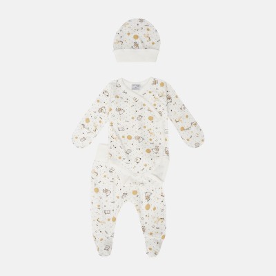 Комплект одягу Garden Baby Ведмедик Baby р.56 кавовий ведмедик (40208-02)