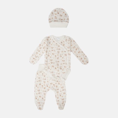 Комплект одягу Garden Baby Енотик Heppy р.62 кавовий єнот (40206-02)