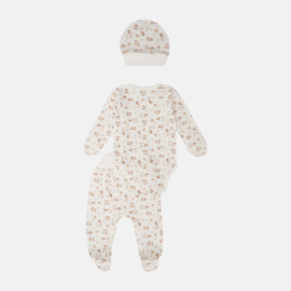 Комплект одежды Garden Baby Енотик Heppy р.62 кофейный енот (40206-02) Комплект одежды Garden Baby Енотик Heppy р.62 кофейный енот (40206-02)