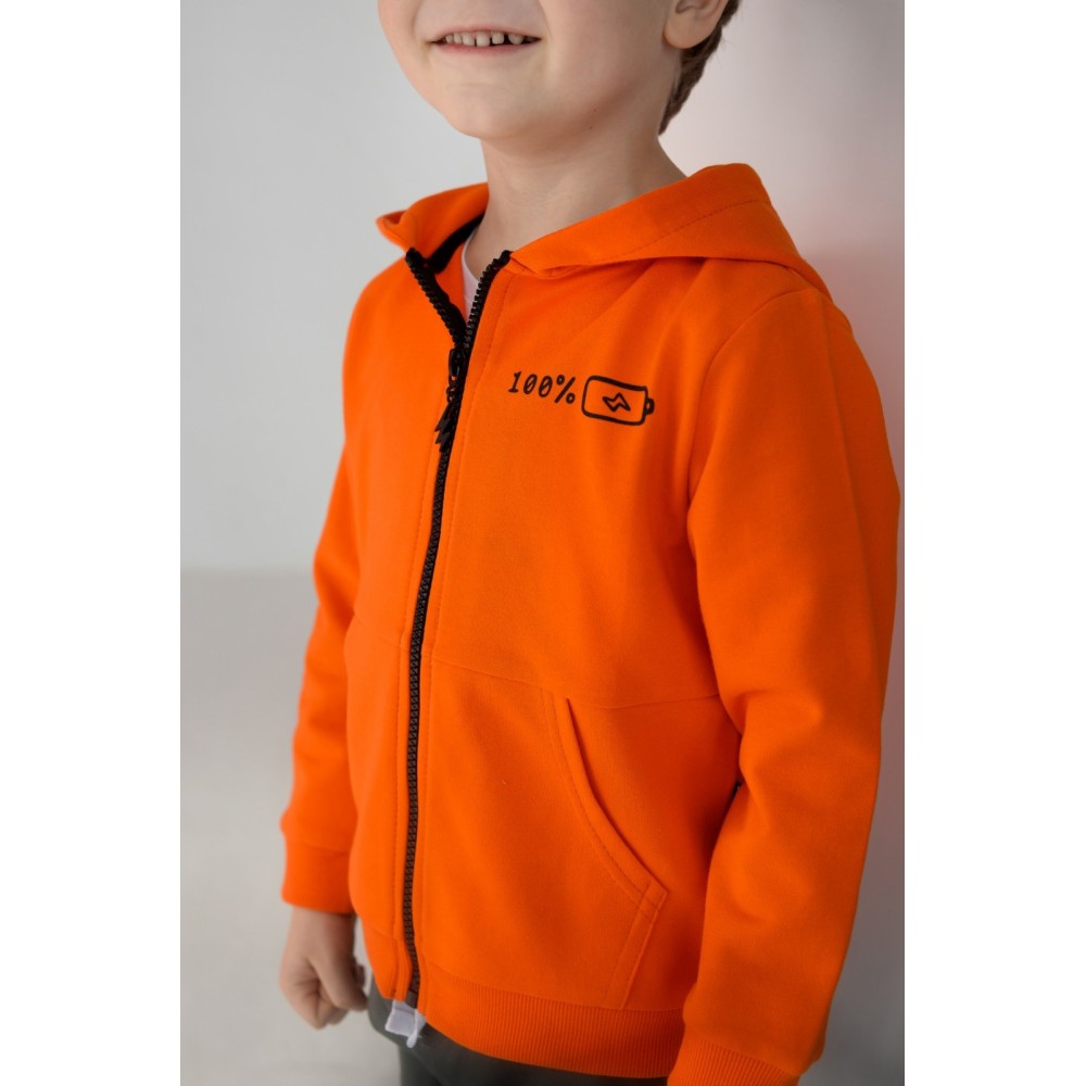 Худи Hart оранжевый р.86 (980)