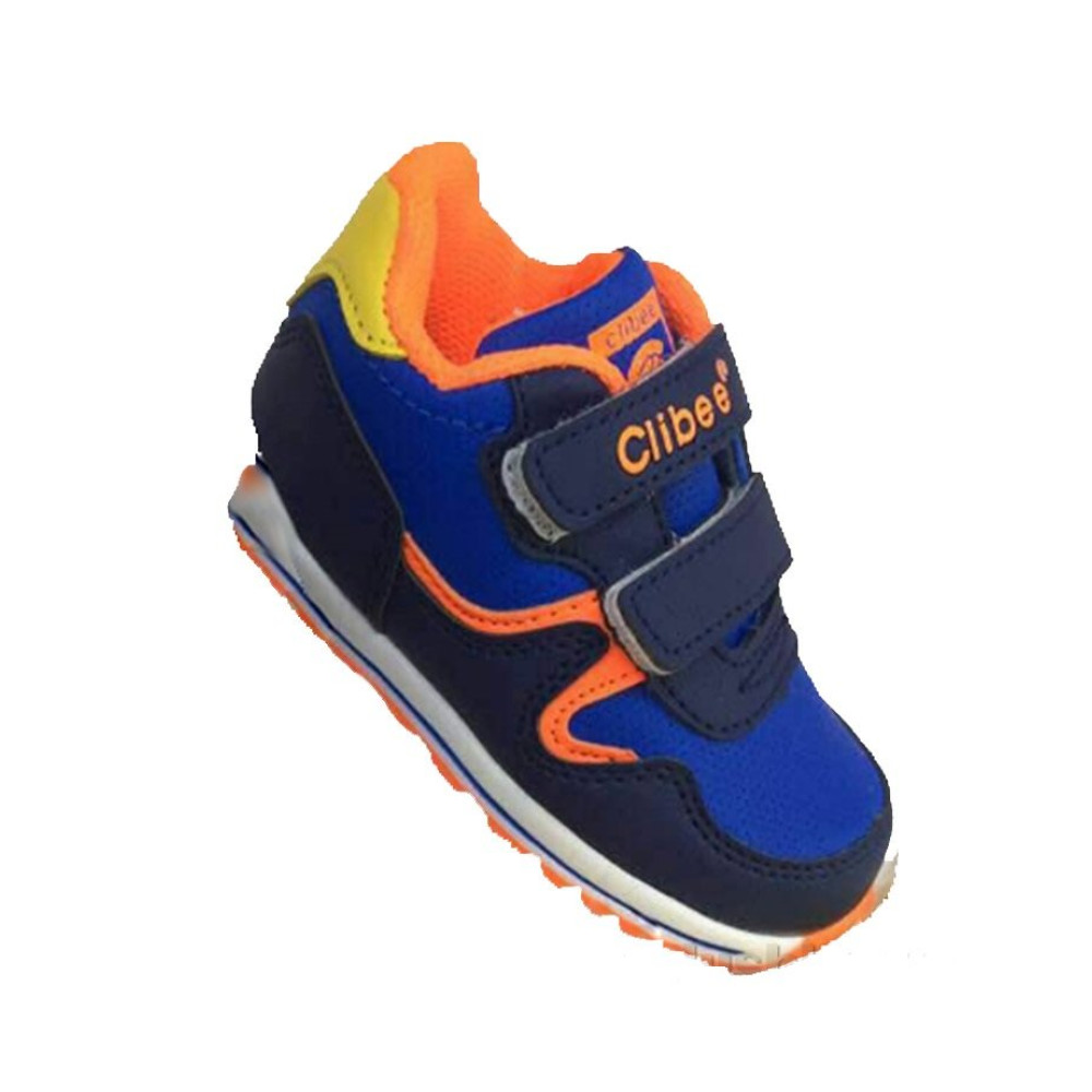Кроссовки детские Clibee F655mix blue\orange (19-24) 24 р.