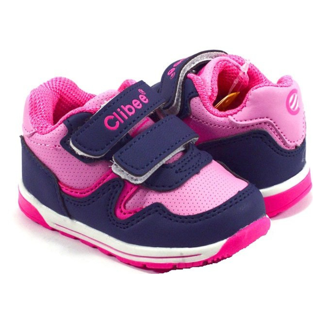 Кроссовки детские Clibee F655mix blue/pink (19-24) 