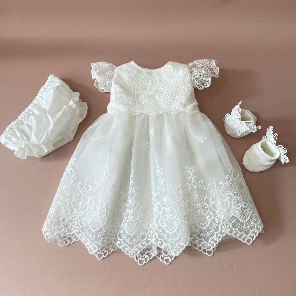 Нарядное платье с трусиками и пинетками Toddler Венеция лето р. 56 (0052)