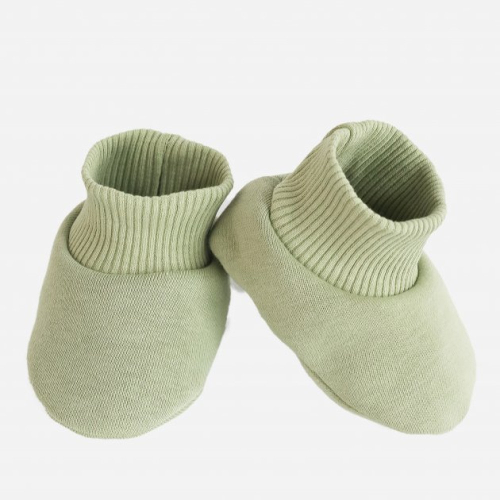 Пінетки на флісі MagBaby Torino оливкові, р.6-12 міс (105957)