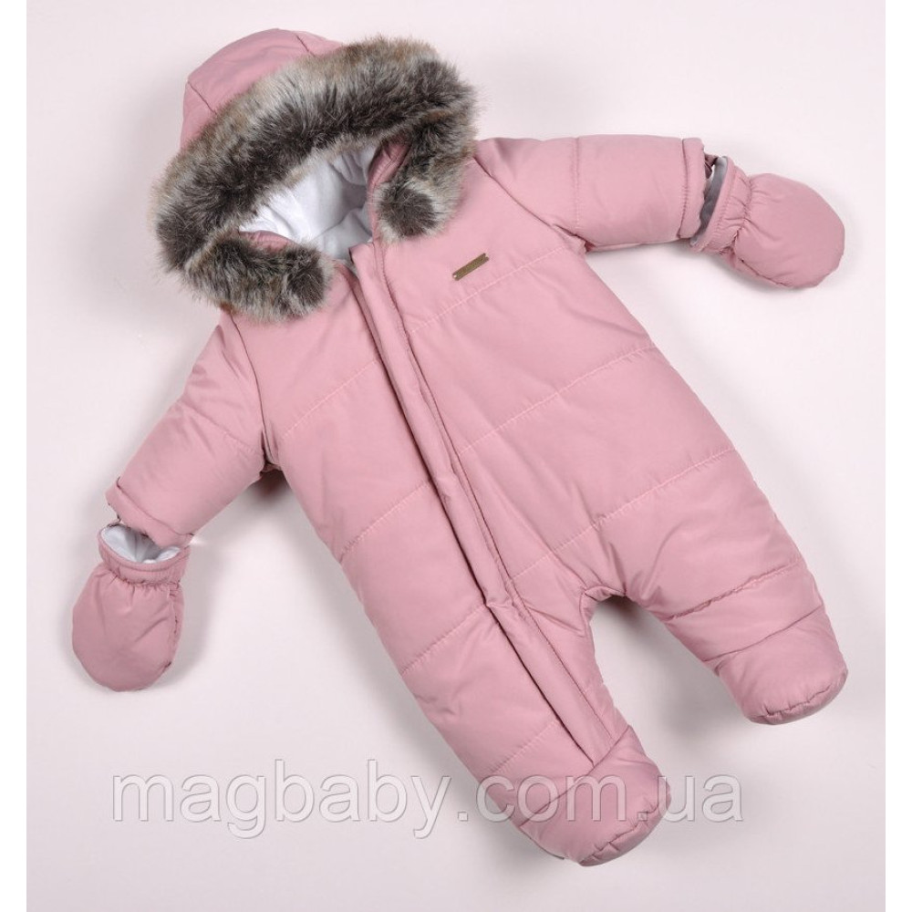 Комбинезон MagBaby Аляска р.68 пудровый (103231)