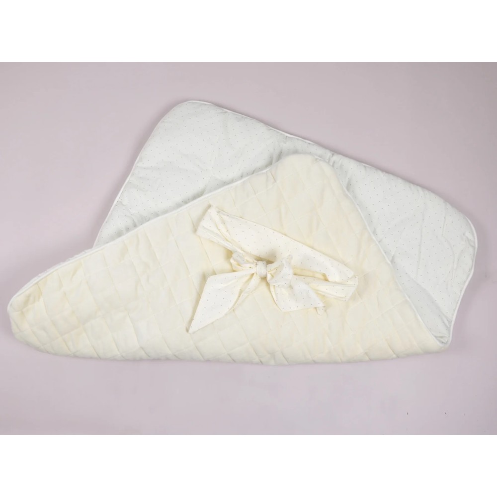 Велюровий конверт-ковдра MagBaby Tessera ванільний (100995)