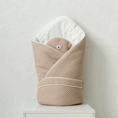 Вафельний конверт-ковдра MagBaby Kyle бежевий (112265)