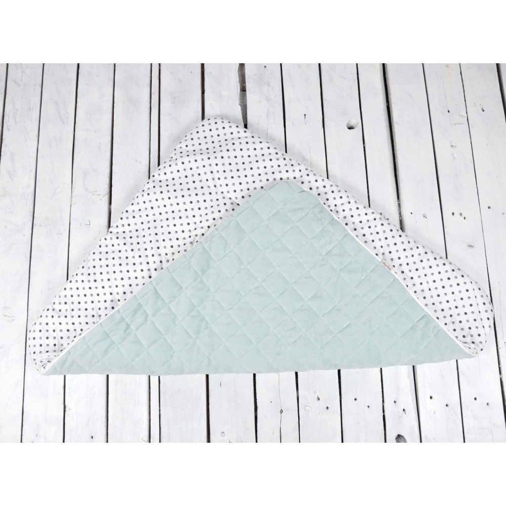 Велюровий конверт-ковдра MagBaby Tessera сизий (100965)