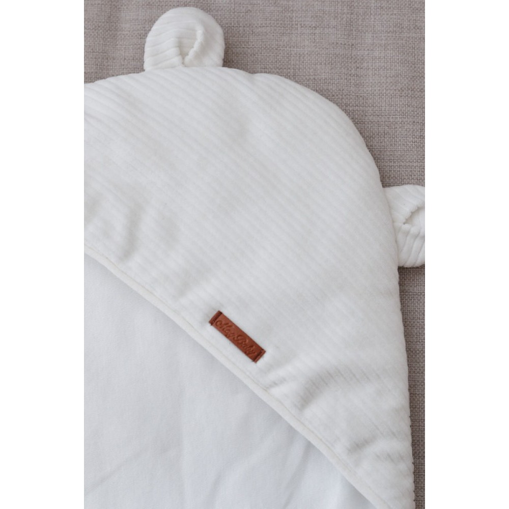 Велюровый конверт-одеяло MagBaby Velvet молочный (103115)