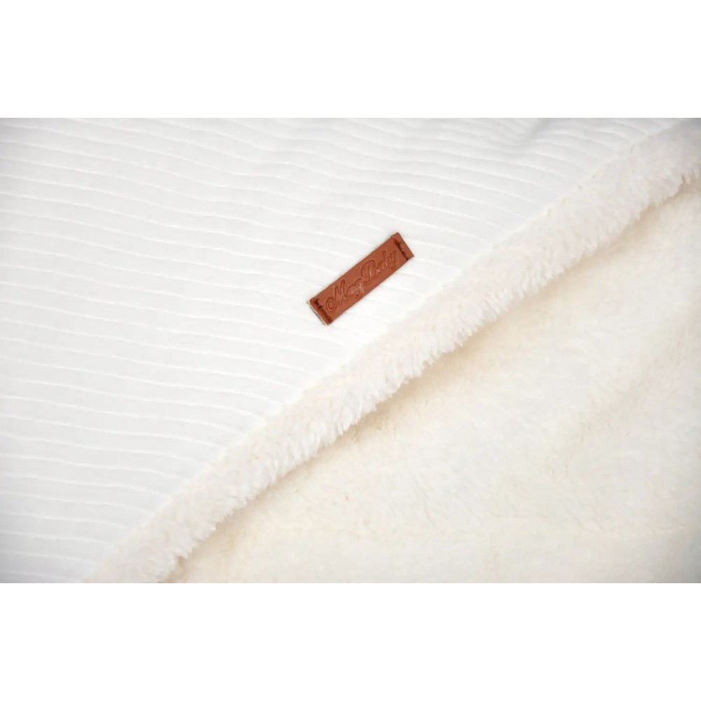 Велюровый конверт-одеяло MagBaby Velvet молочный (103115)