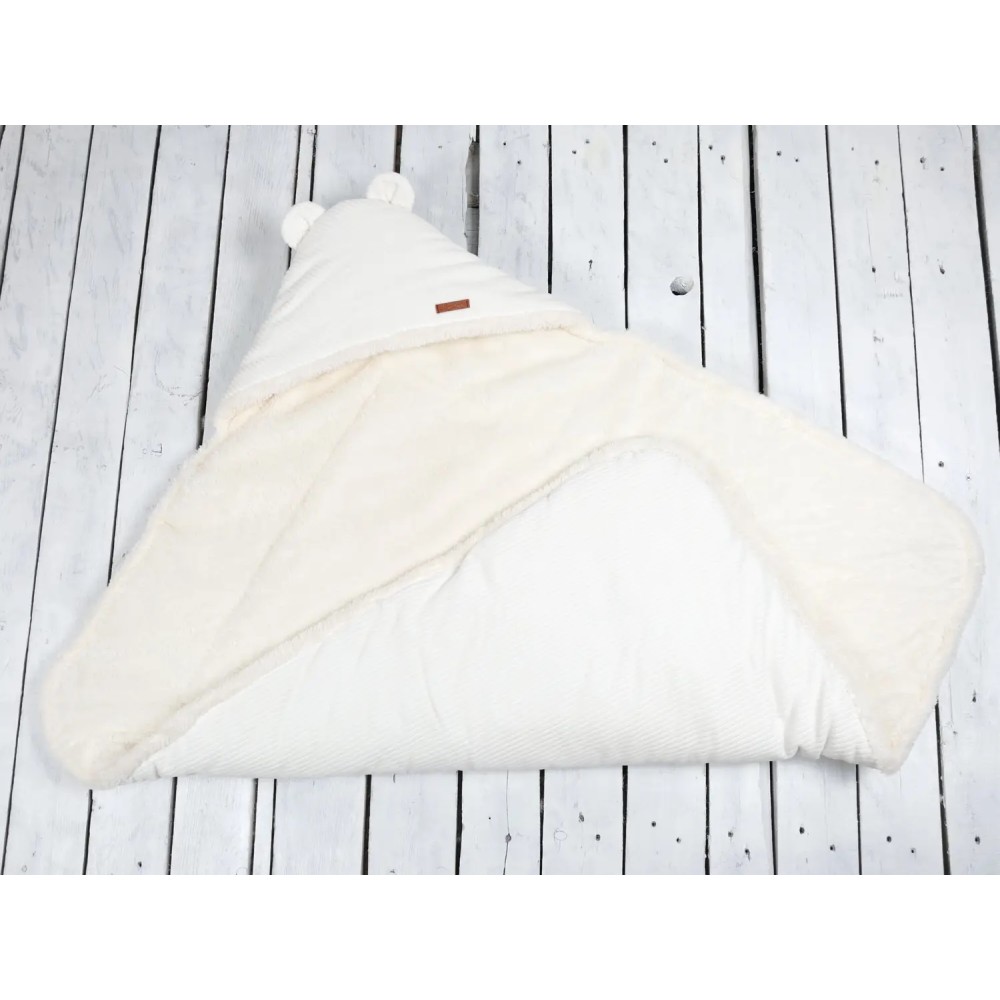 Велюровый конверт-одеяло MagBaby Velvet молочный (103115)