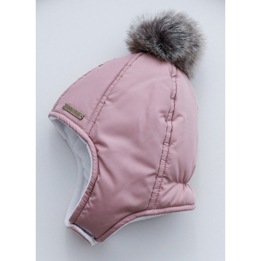 Шапка MagBaby Аляска пудровая р.38-42 (103234)