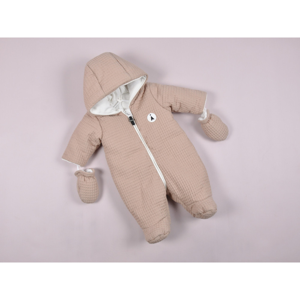 Вафельний комбінезон MagBaby Kyle бежевий р.80 (112269)
