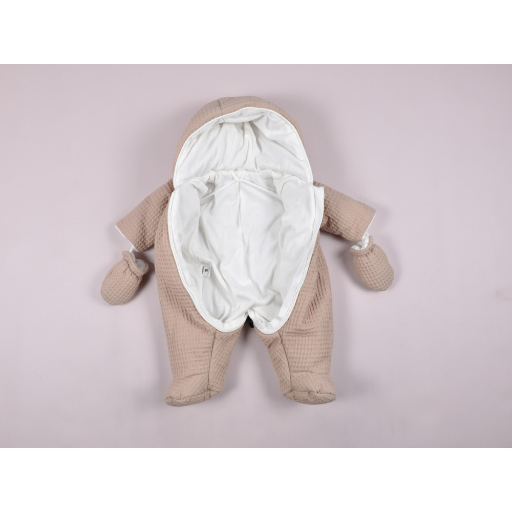 Вафельний комбінезон MagBaby Kyle бежевий р.80 (112269)