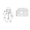 Вафельный комбинезон MagBaby Kyle голубой р.62 (112261)