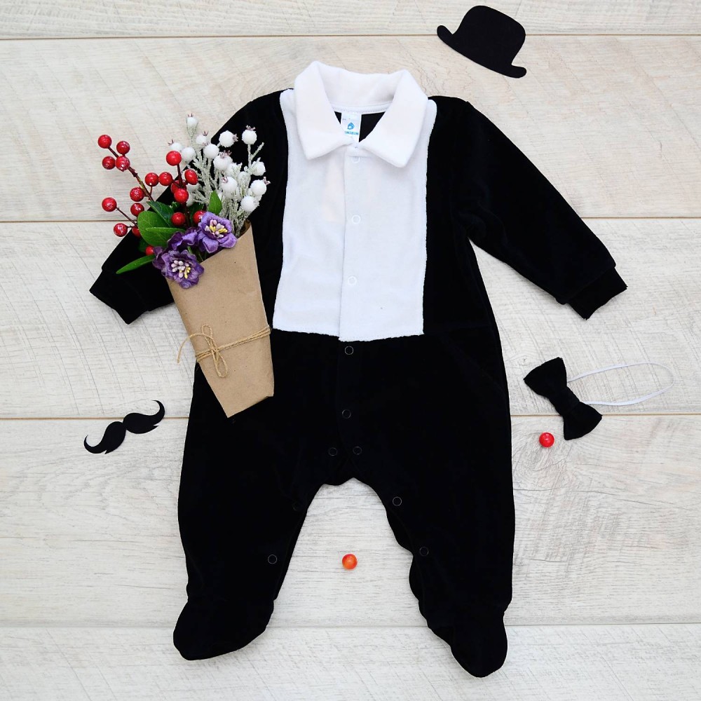 Комбинезон Minikin Джентльмен р.74 черный (21500474)