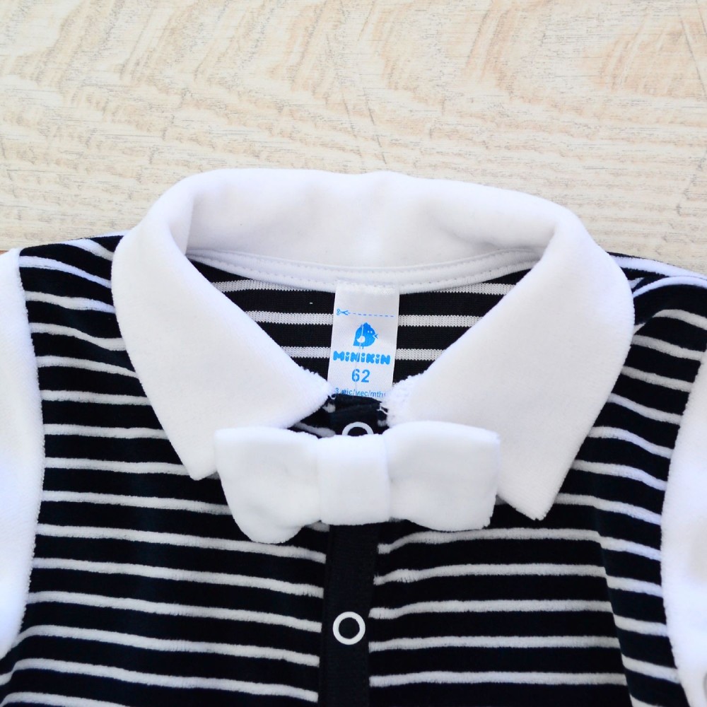 Комбинезон Minikin Джентльмен малыш р.56 черный (21510456)