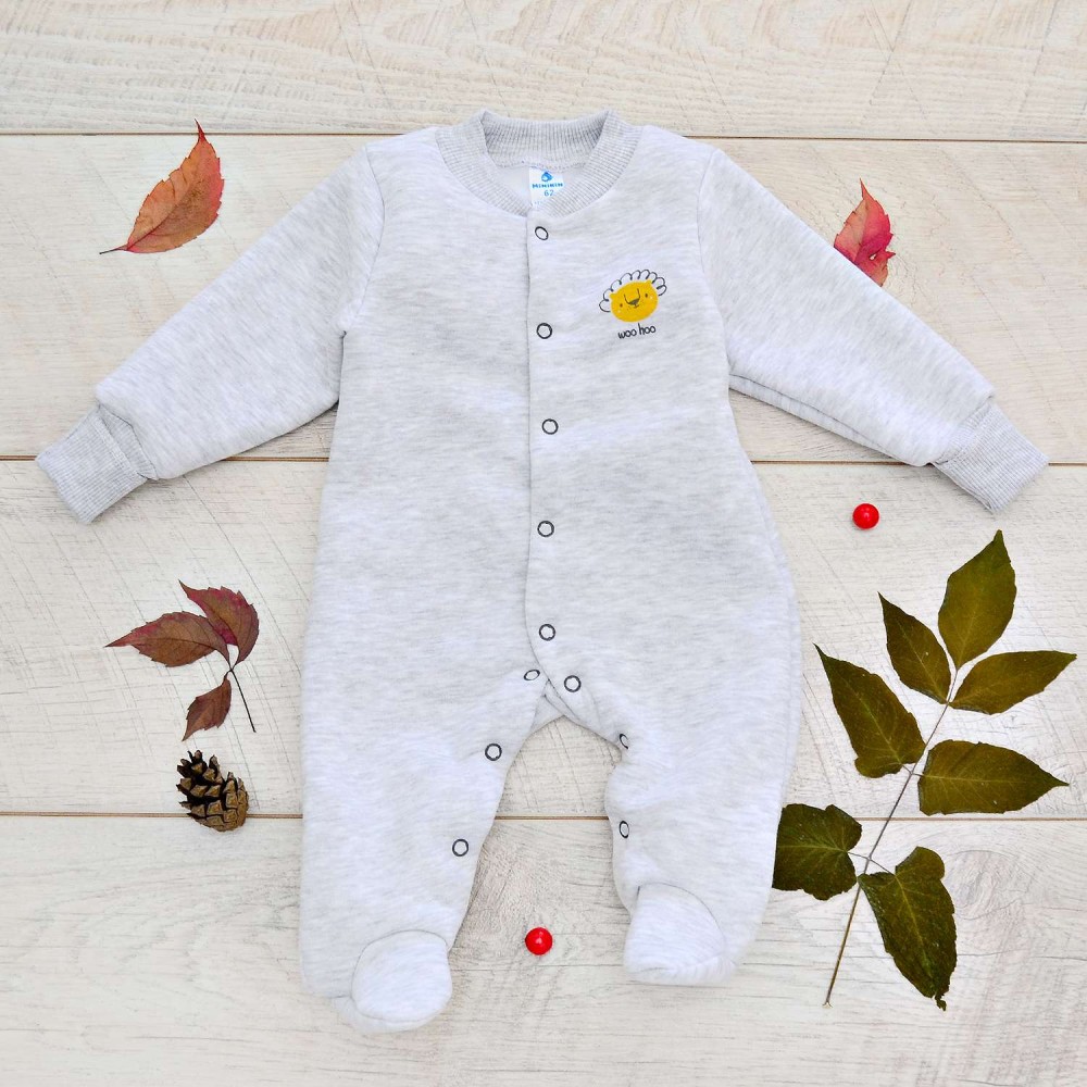 Комбинезон Minikin Woo hoo cерый р.56 (211041356) 