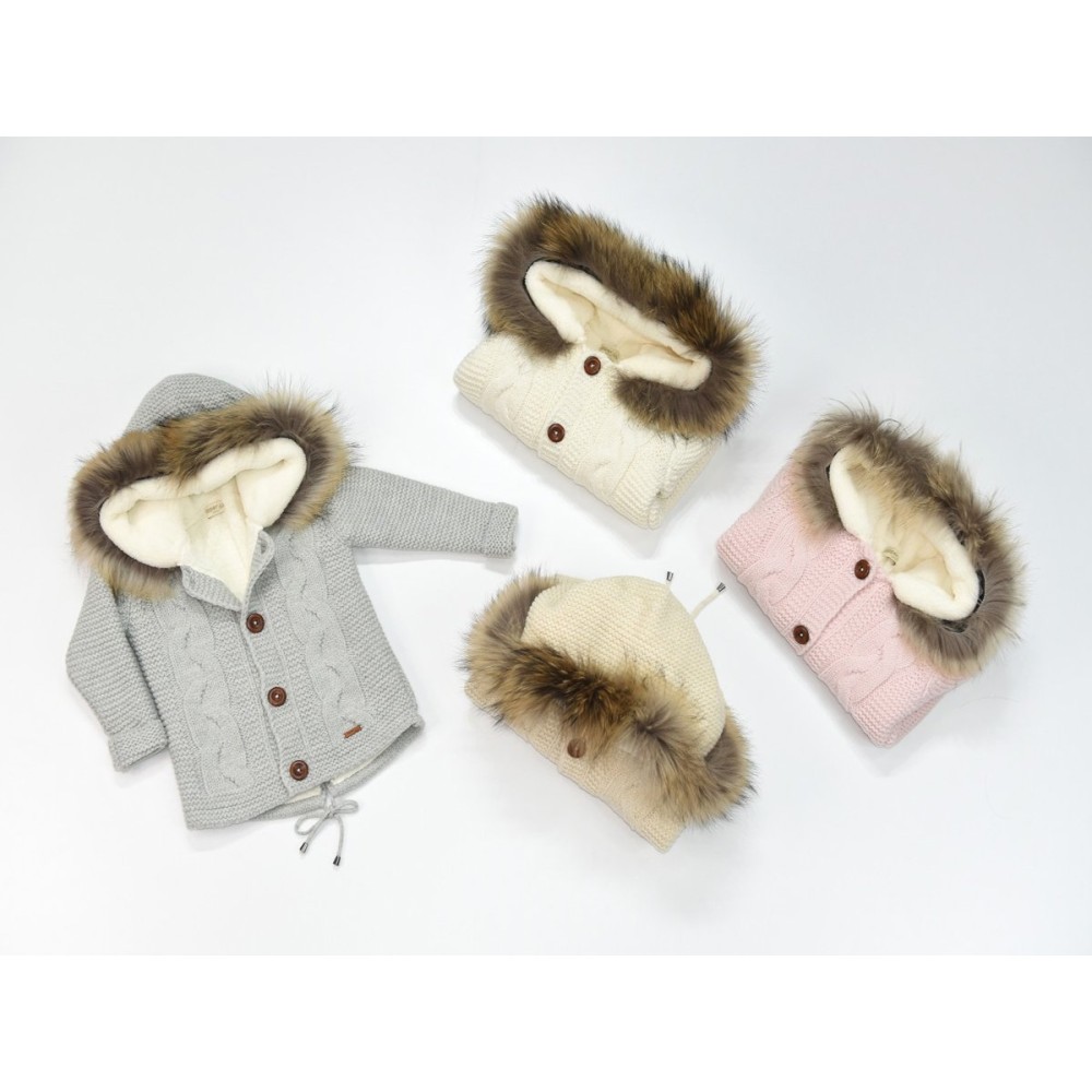 Кардиган с капюшоном Nipper Land р.9-12 мес. розовый (6600)