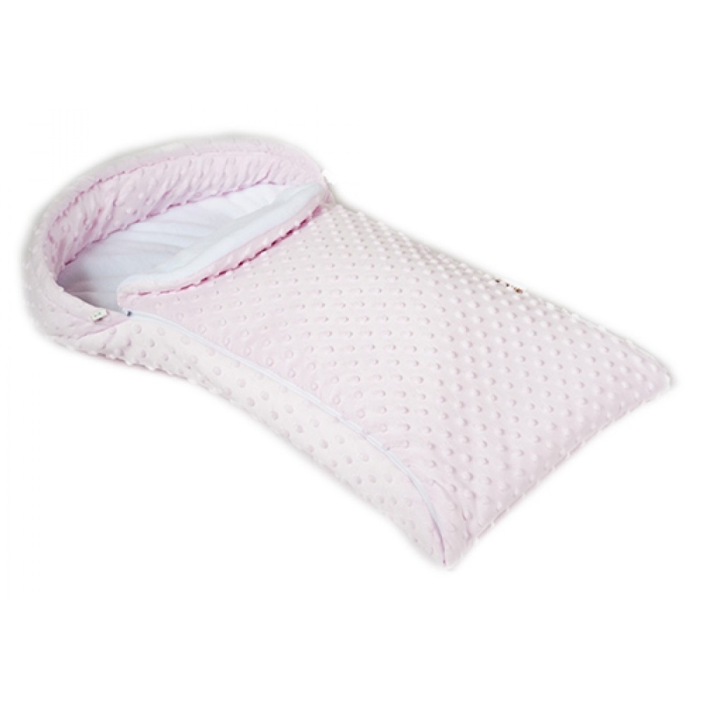 Конверт прогулянковий утеплений Twins рожевий (9011-TU-08)