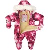 Комбинезон-трансформер Garden Baby на овчине р.68 малиново-белый (101019-63/33/46)