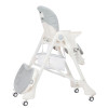 Carrello Caramel CRL-9501/3 - стульчик для кормления на колесиках (мягкий матрасик, корзина для игрушек) • Cloud Grey