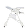 Carrello Caramel CRL-9501/3 - стульчик для кормления на колесиках (мягкий матрасик, корзина для игрушек) • Cloud Grey
