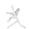 Carrello Triumph CRL-10302 - стільчик для годування, шезлонг та гойдалка з автоматичним безшумним рухом (живлення від мережі та батарейок, пульт ДК, таймер, 2 колеса) • Cloud Grey