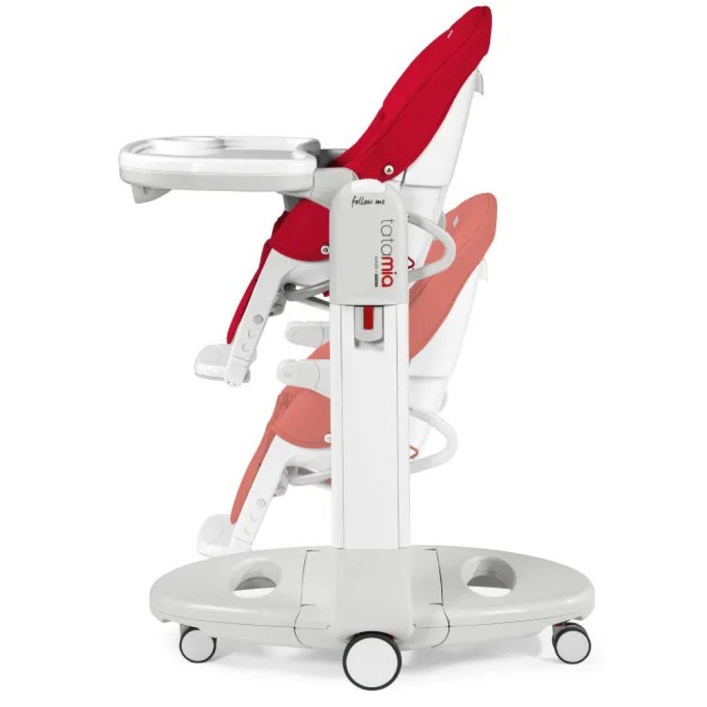 Peg Perego Tatamia Follow Me - стульчик для кормления, шезлонг для новорожденных, кресло-качалка (регулировка по высоте, наклон спинки, регулировка подножки), чехол из экокожи • Fragola Peg Perego Tatamia Follow Me - стульчик для кормления, шезлонг для новорожденных, кресло-качалка (регулировка по высоте, наклон спинки, регулировка подножки), чехол из экокожи • Fragola