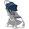 Stokke YOYO 6+ - сменный комплект текстиля для шасси YOYO³ (капюшон и сиденье) • Air France Blue