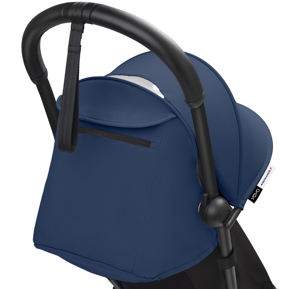 Stokke YOYO 6+ - сменный комплект текстиля для шасси YOYO³ (капюшон и сиденье) • Air France Blue