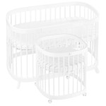 Дитяче ліжко-трансформер Tweeto 7 в 1 White Дитяче ліжко-трансформер Tweeto 7 в 1 White