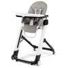 Peg Perego Siesta Follow Me - стульчик для кормления и шезлонг, 9 положений высоты, экокожа • Ice