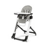 Peg Perego Siesta Follow Me - стульчик для кормления и шезлонг, 9 положений высоты, экокожа • Ice
