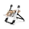 Peg Perego Siesta Follow Me - стульчик для кормления и шезлонг, 9 положений высоты, экокожа • Noce