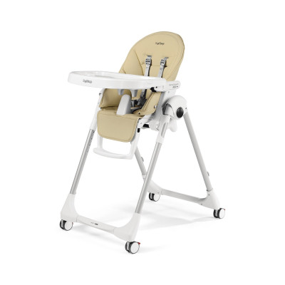 Peg Perego Prima Pappa Follow Me - стульчик для кормления с функцией шезлонга, регулировка высоты и наклона, съемный столик, 4 колеса • Paloma