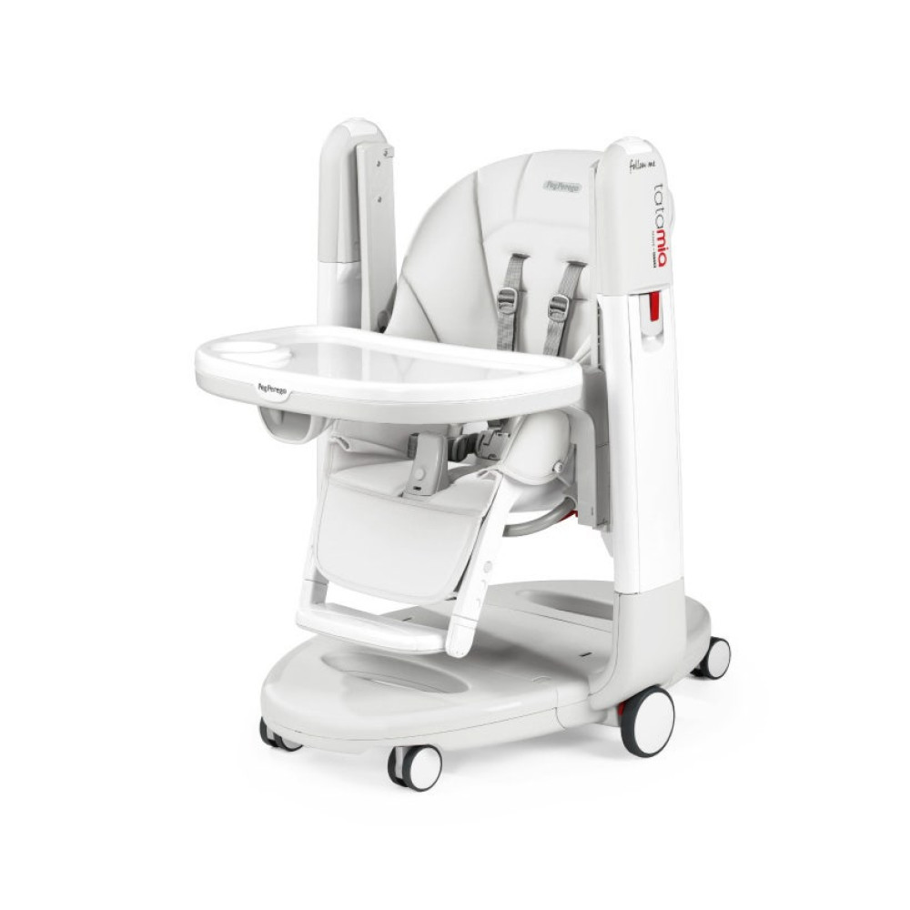 Peg Perego Tatamia Follow Me - стульчик для кормления, шезлонг и качалка, экокожа • Latte Peg Perego Tatamia Follow Me - стульчик для кормления, шезлонг и качалка, экокожа • Latte