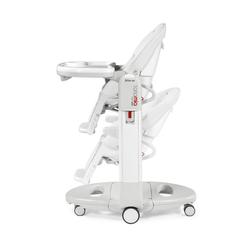 Peg Perego Tatamia Follow Me - стульчик для кормления, шезлонг и качалка, экокожа • Latte Peg Perego Tatamia Follow Me - стульчик для кормления, шезлонг и качалка, экокожа • Latte