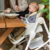 Carrello Caramel CRL-9501/3 - стульчик для кормления на колесиках (мягкий матрасик, корзина для игрушек) • Cream Beige