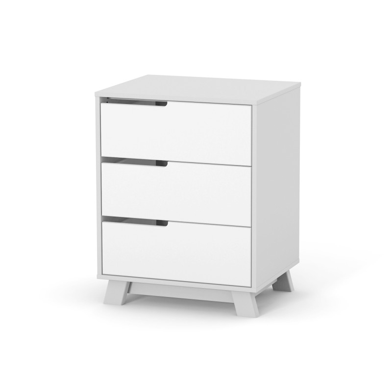 Veres Manhattan | Верес Манхэттен 600 - детский комод (60 см) • White Grey | Бело-серый