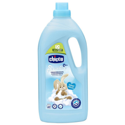 Chicco Sensitive Sweet Talcum 1.5 л - пом'якшувач тканин для дитячого одягу